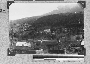 View of the mission station and its surroundings, Genadendal, South Africa