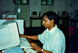 Danish Santal Mission, Bangladesh, autumn 1997. From the Business Training Centre/BTC in Rajsha