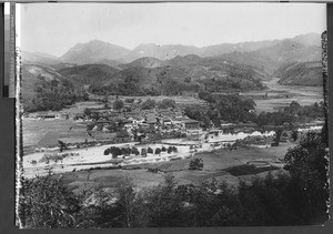 Landscape of the countryside, Ciong Bau, Kiening,Fujian, China, ca.1905