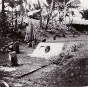 Cemetery of the Bamum kings, in Cameroon