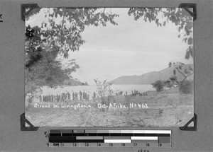 Beach near Livingstonia, Malawi, 1894