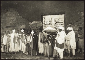 Procession after a service