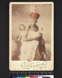 Portrait of woman with child, Africa, s.d