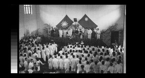 Start of graduation ceremony, Chengdu, Sichuan, China, ca.1943