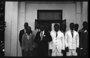 Members of the Christian community, Beira, Mozambique, ca. 1940-1950