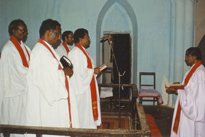 Arcot Lutheran Church (ALC), Tamil Nadu, South India. From Ordination of Pastors, May 1994