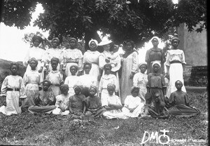 Sewing school, Kouroulene, South Africa, ca. 1907-1915