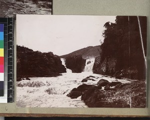 View of Ankarongana river, Toamasina, Madagacar, ca. 1913