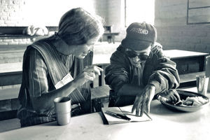 DSM/INF Missionary Hanne Kirchheiner. From the Youth Conference in Pokhara, Nepal. October1991