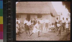 Students of the training institution, Bunumbu, Sierra Leone ca. 1927-28