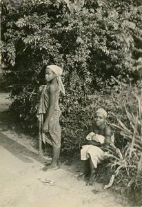 Pupils of the mission school in Ovan, Gabon