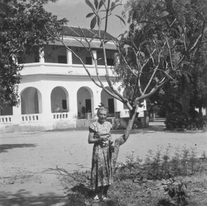 Arcot, South India. Bungalow of the Missionaries Einar and Petra Andersen, Panruti, 1933-56. (P