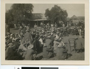 Public meeting, South Africa