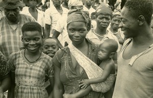 In-patients of the leper-house, in Ebeigne, Gabon