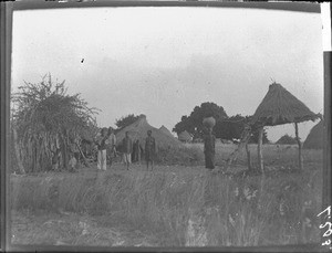 Group of African people, Antioka, Mozambique, ca. 1901-1907