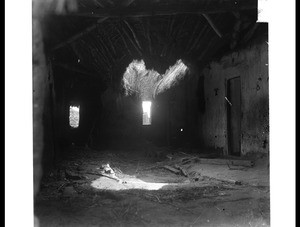 "Interior of a house after the plague epidemic (Nyanyo)