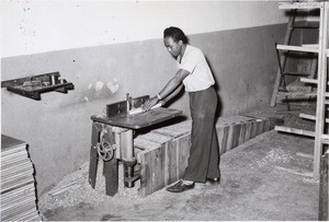 Vatovory's workshop in Ambositra, Madagascar