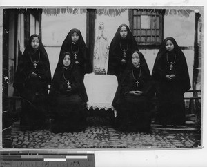 Virgins of Purgatory at Hangzhou, China, 1913