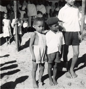 Young pupils, in Madagascar