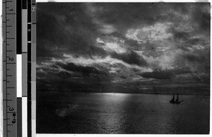 Sunset on Inland Sea, Japan, ca. 1915