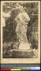 Statue of the Sacred Heart, Rungu, Congo, ca.1920-1940