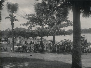 Boat, on the Ogooue river, in Gabon