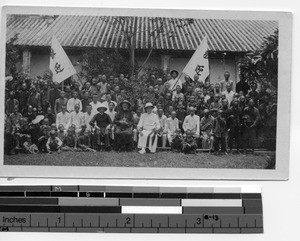 Bishop Gauthier at Dongzhen, China, 1923