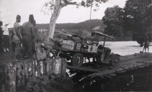 Ferry on the river Noun, in Cameroon