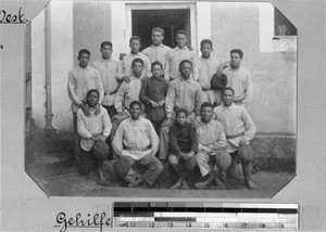 Group of students, Genadendal, South Africa, 1908