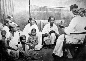 ZENANA mission work among high caste or secluded women in India. The missionary work was done o