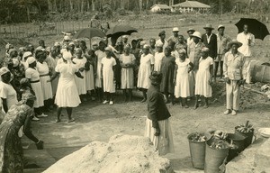 Songs and offerings, in Gabon