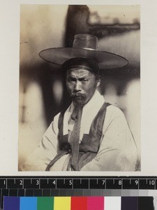 Portrait of Korean officer, Beijing, China, ca. 1861-1864