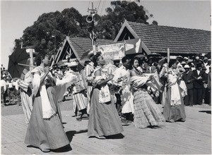 Company Odeam Rakoto at the Antiveabe fair, in Madagascar