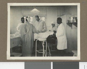 Operating theatre, Chogoria, Kenya, 1928