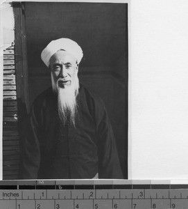 Moslem ahung (religious leader) from Henan province, China, 1936