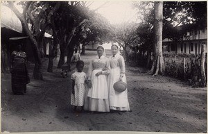 Bremen street in Keta. Deaconesses