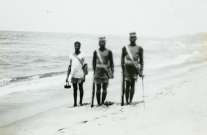 King's African Rifles Trio, Malawi, ca. 1914-1918