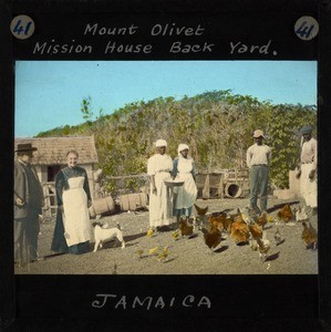 "Mount Olivet, Mission House Back Yard, Jamaica" ca.1920-1940