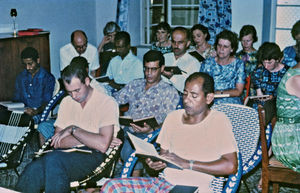 Church Service in the South Arabian Church in Aden, 1967