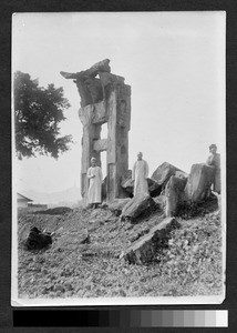 Arch ruins, Sichuan, China, ca.1900-1920