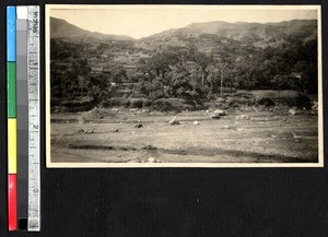 Mountainside town, China, ca.1931-1934