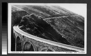 Stone railway bridge, Yunnan, China, 1938