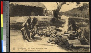 "Sleeping sickness patients at Mpala, Congo ca.1920-1940