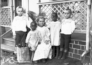 African and European children, Elim, Limpopo, South Africa, ca. 1896-1911