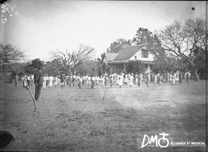 Gymnastics lesson, Khovo, Maputo, Mozambique, ca. 1901-1915