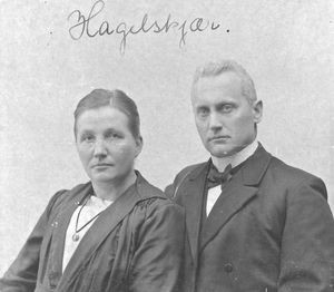 Missionary Laust Lauridsen Hagelskjær, sent by DMS to Manchuria, China, 1906-30. In 1908 marrie