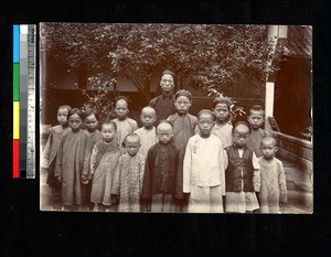 Day school students, Sichuan, China, 1906