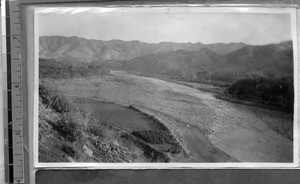 Site for a reservoir, Fenyang, Shanxi, China, 1924