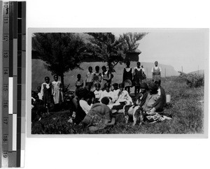 Women during the love-feast, South Africa East