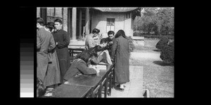 Students registering, Chengdu, Sichuan, China, ca.1946